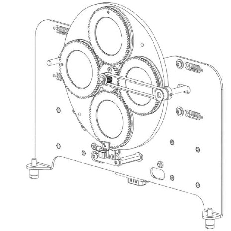 Four Gobo Changer for DIVUM 50K Projector